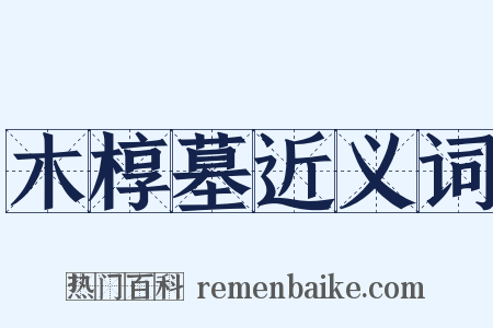 木椁墓近义词是什么意思的图片